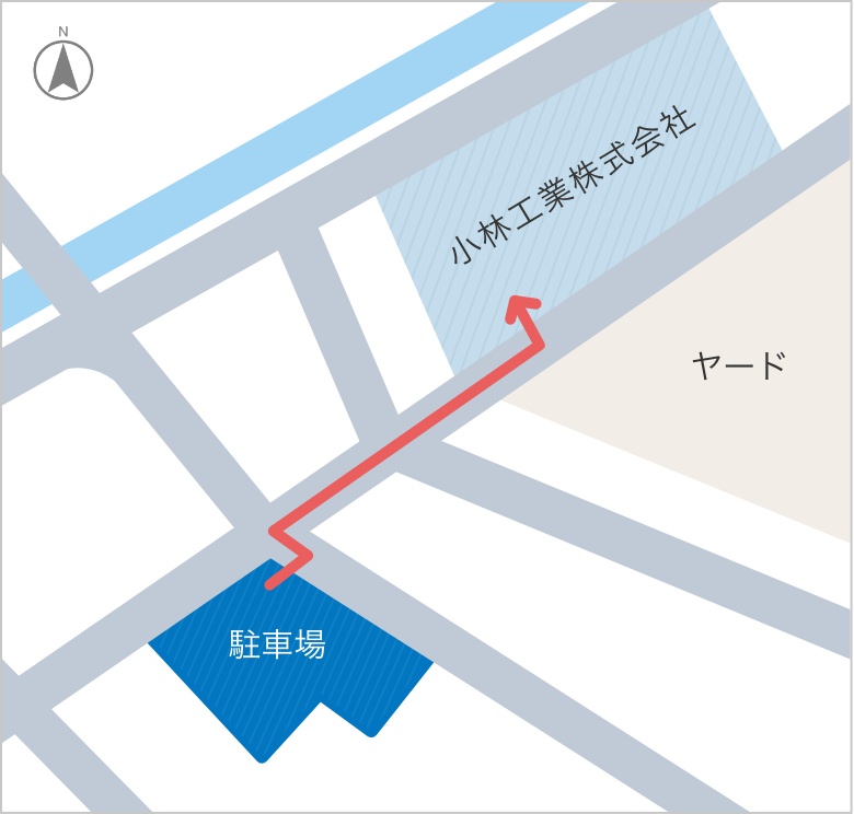 駐車場の案内図